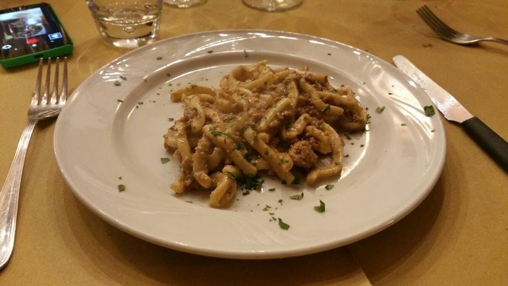 pici con ragu di chianina