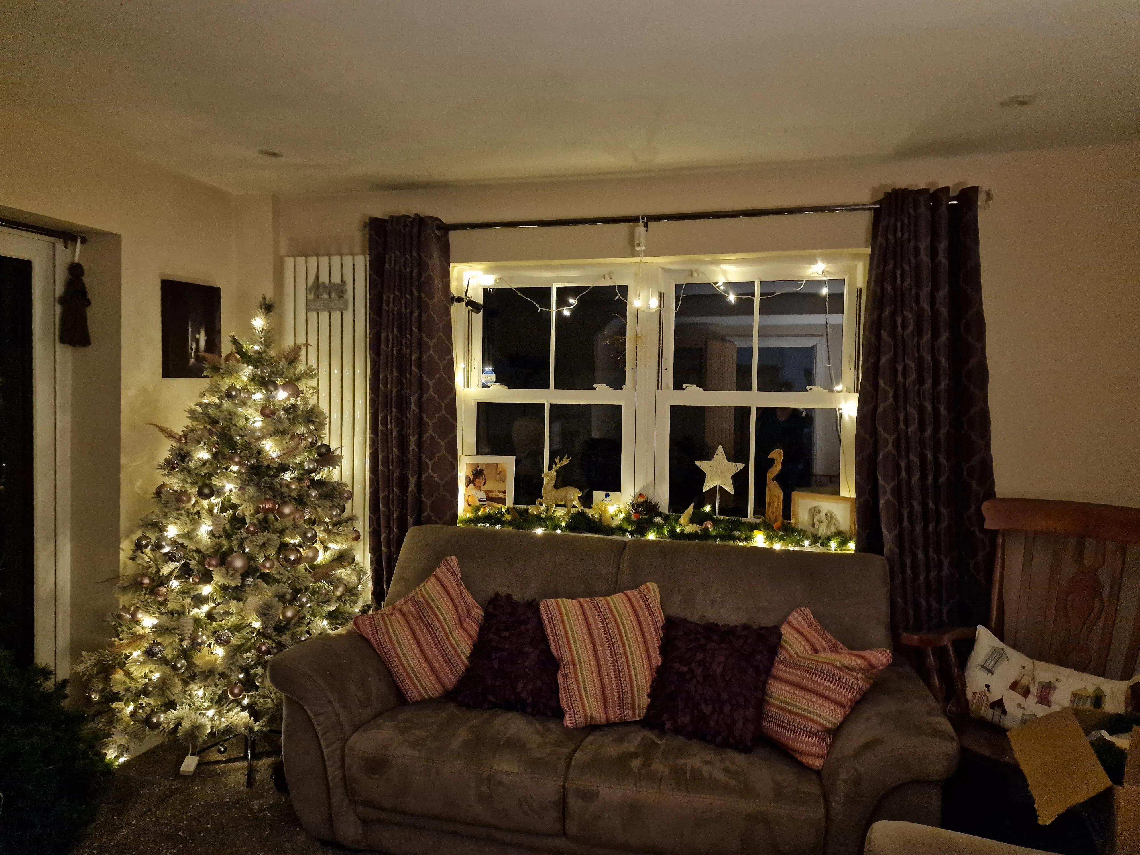 Christmas in the guest lounge