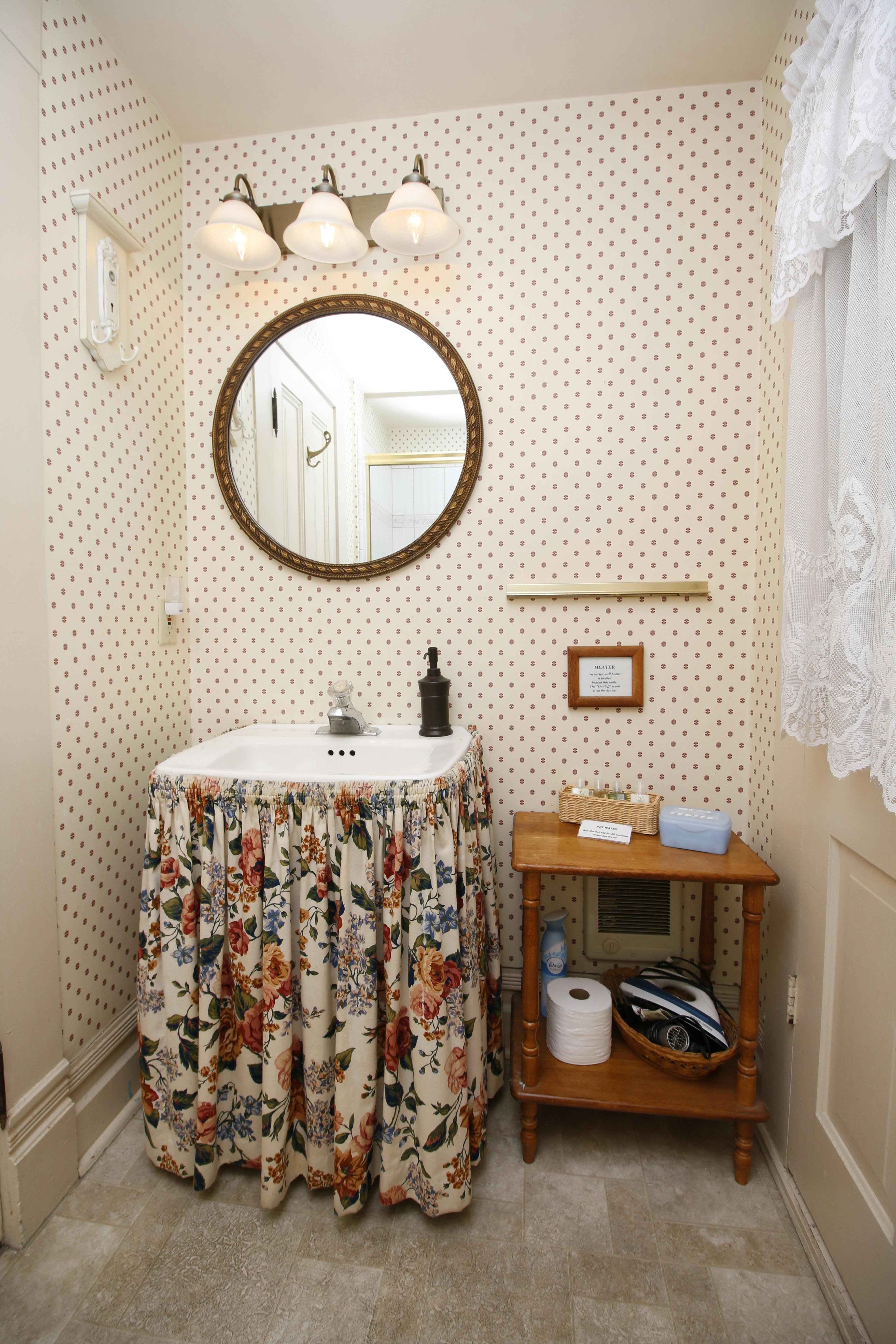 Bradford Suite vanity and amenities