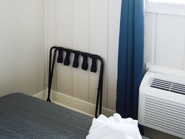 Affordable luxury northern Michigan hotel room