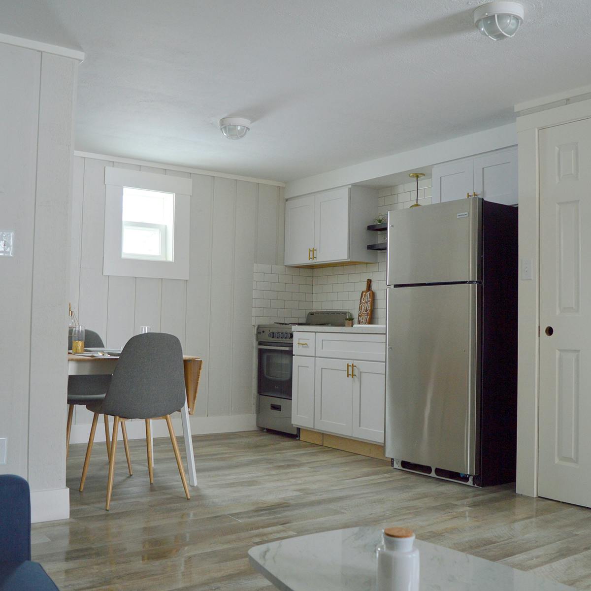 Kitchenette and dining room 2 bedroom suite Michigan