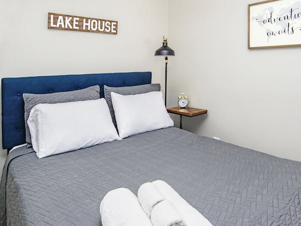 Affordable luxury northern Michigan hotel room