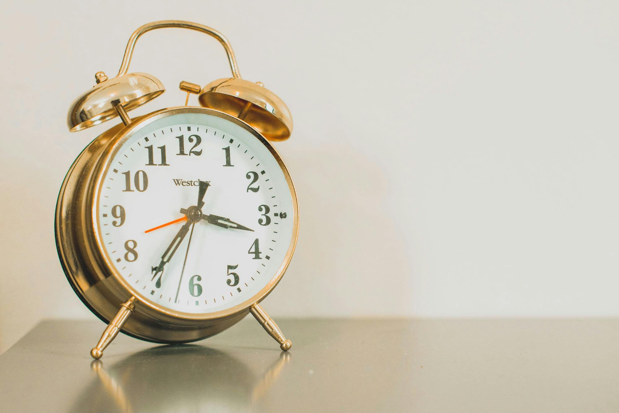 Mid century modern hotel suite alarm clock MI