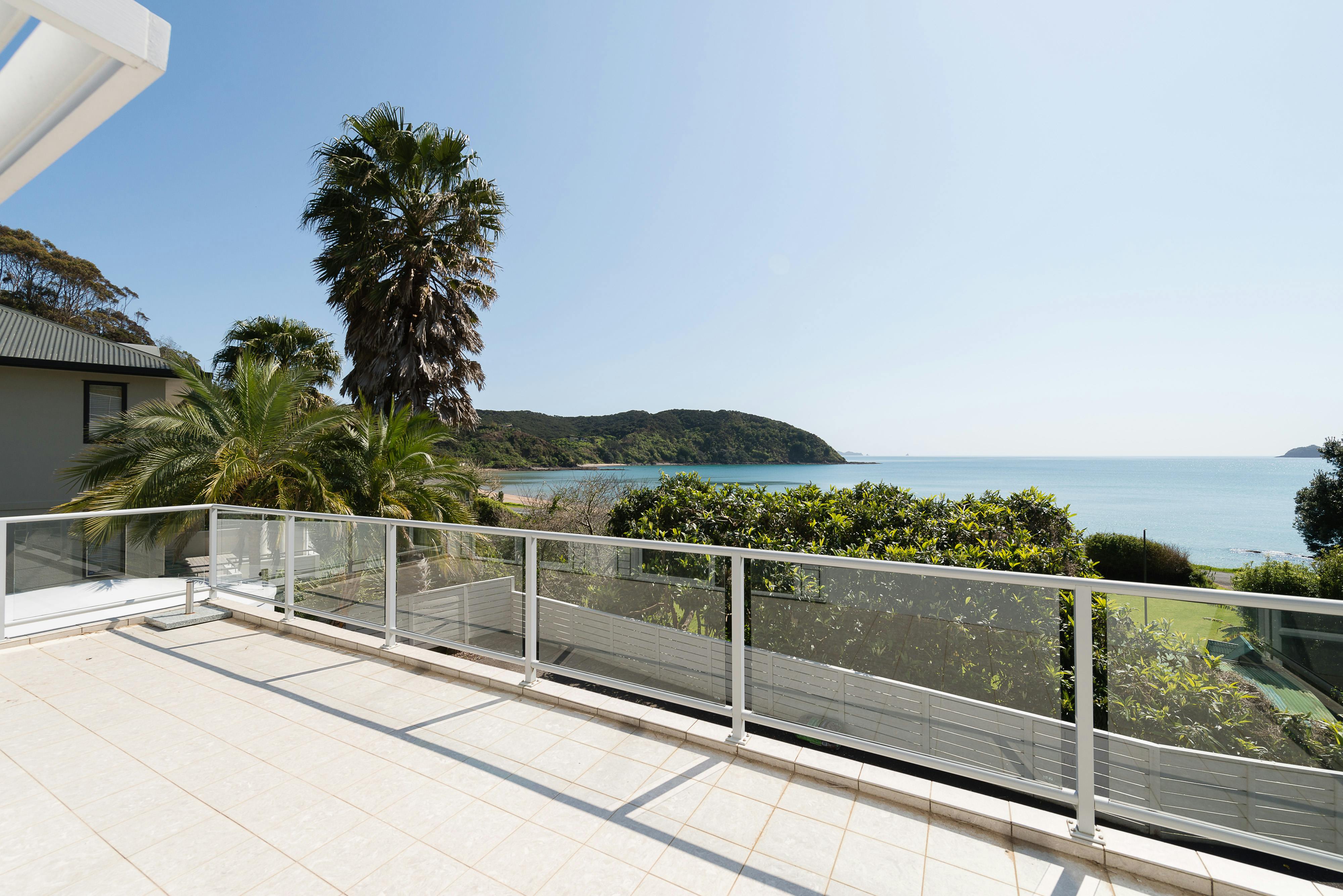 Westerly view from double bedroom balcony