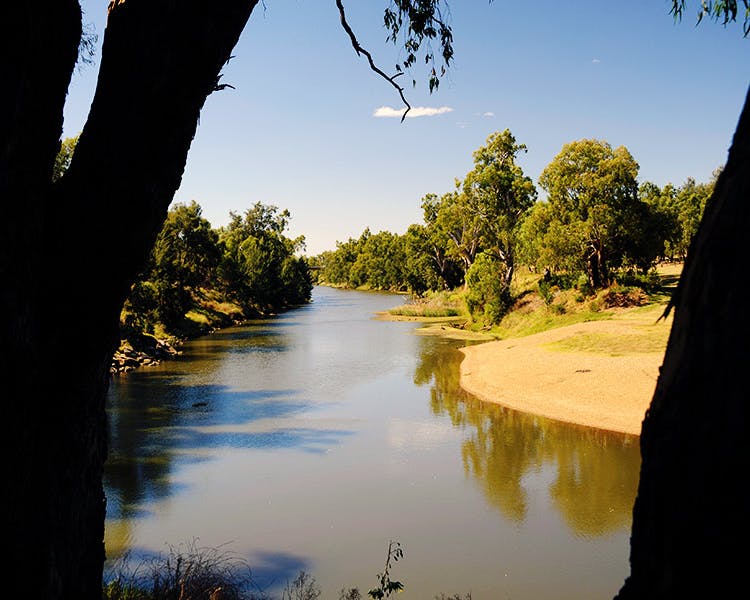 Sandy Beach - A great place for a picnic, swimming, fishing and canoeing. Right in the heart of Dubbo.