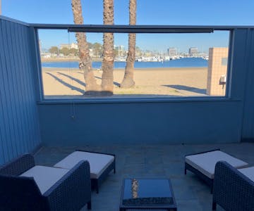 Beachfront Patio Room View