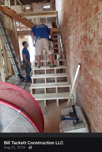 Removing of original staircase
