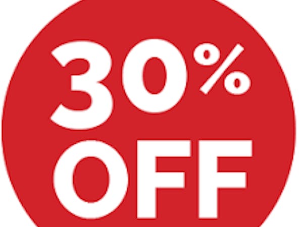 Great weekly rates up to 30% off