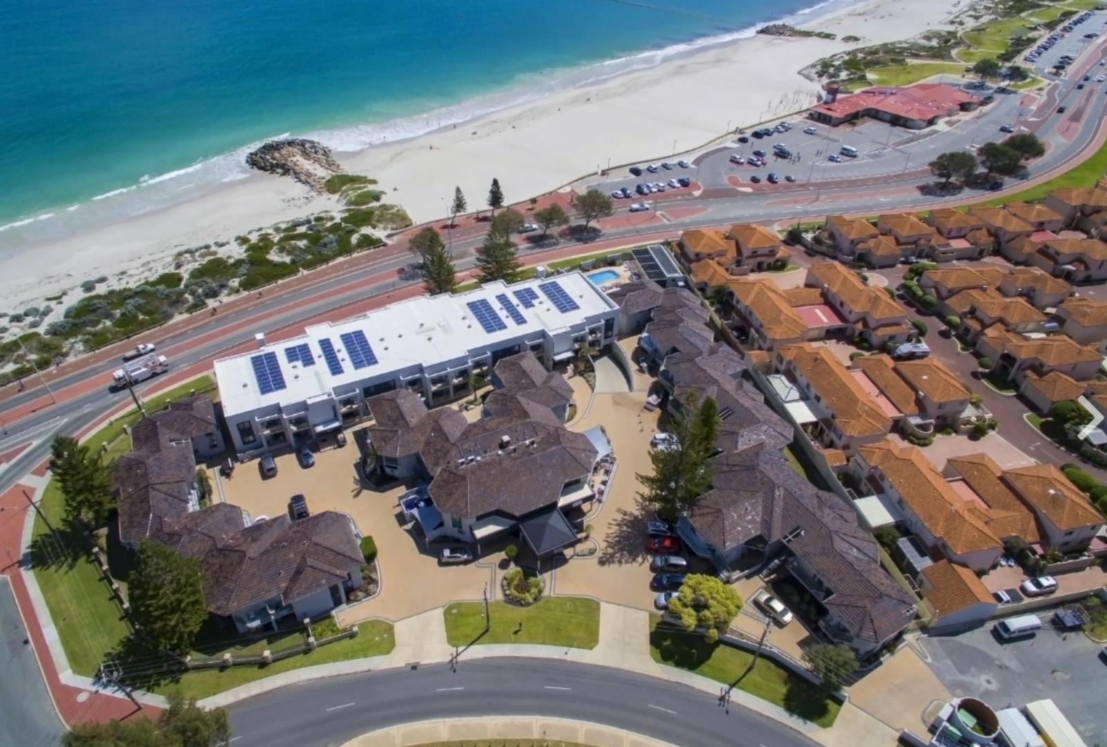 aerial view of quality resort sorrento beach