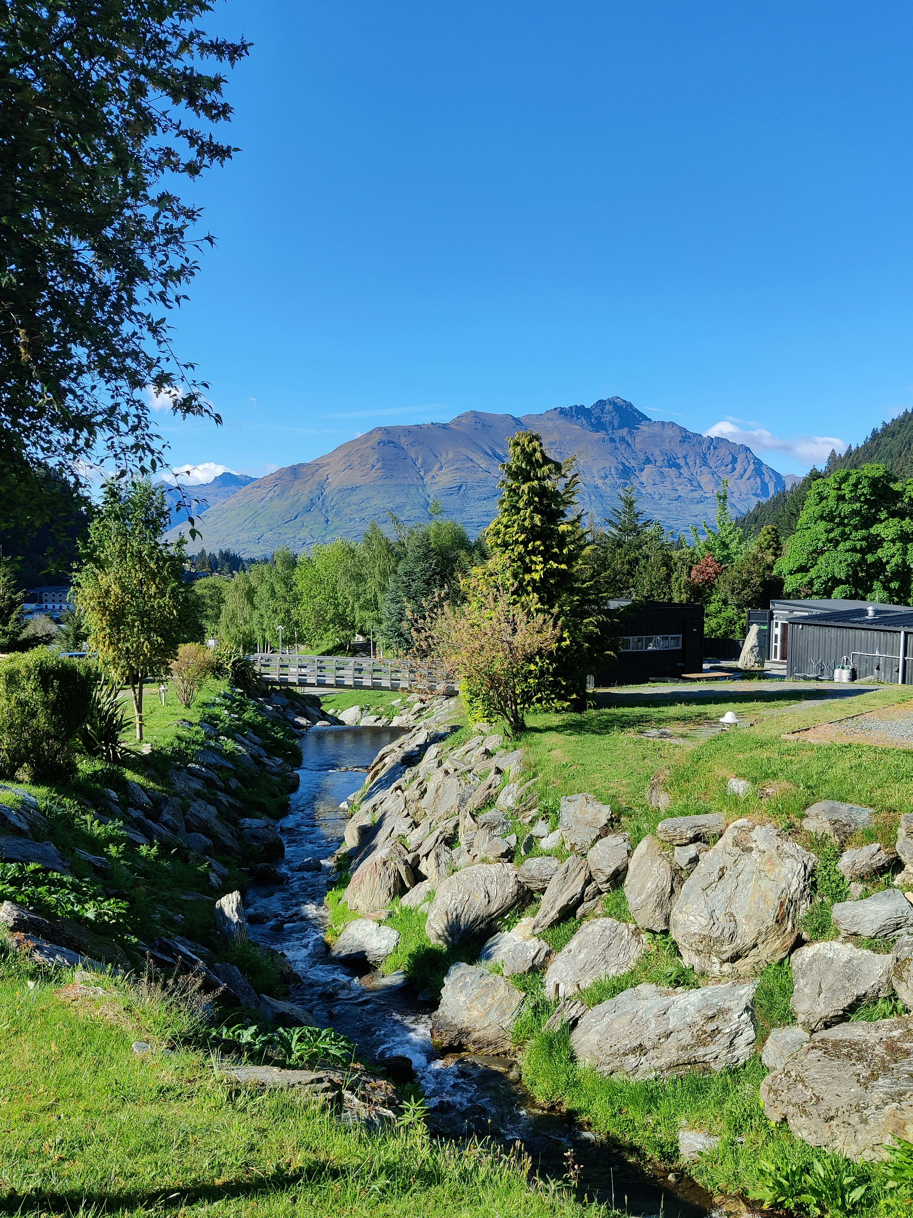 Stunning views at QBox Campground Queenstown