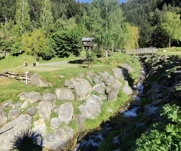 Beautiful scenery at QBox Campground Queenstown