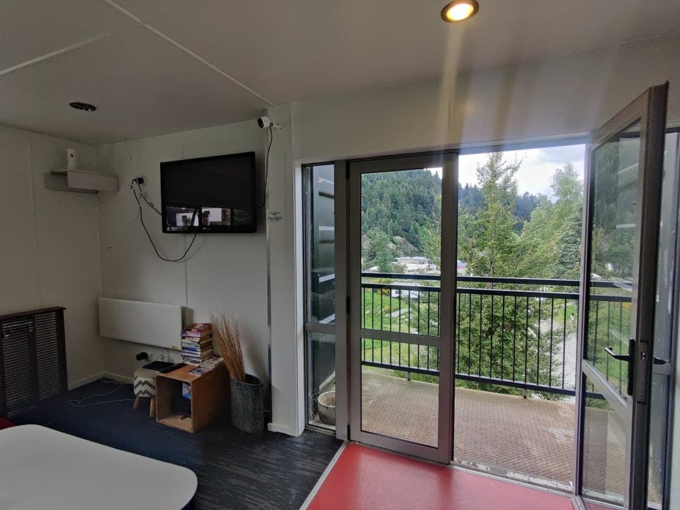 Views in QBox Campground Queenstown