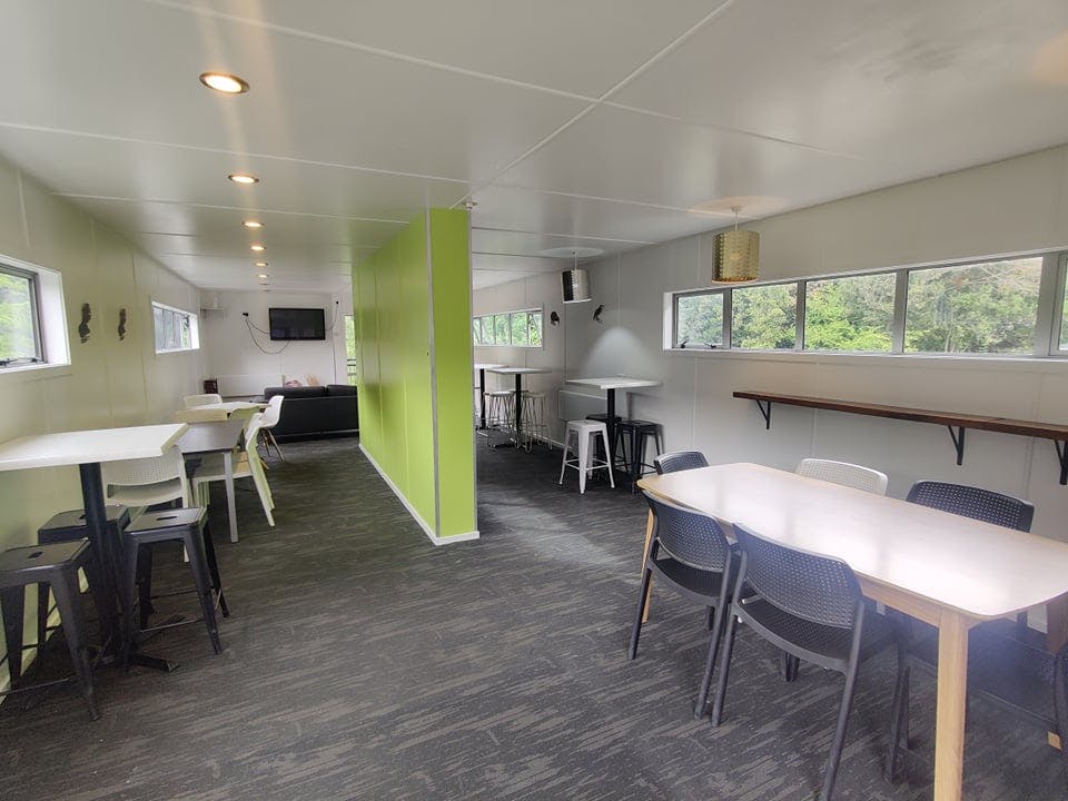 Communal Lounge in campground and campsite