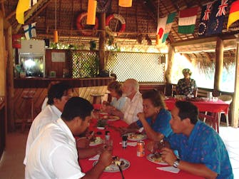 Indoor dinning at Kura's Kitchen