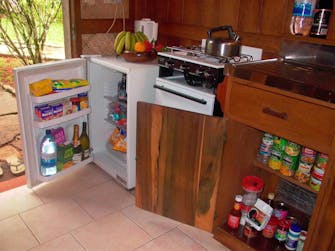 the larder inside each villa
