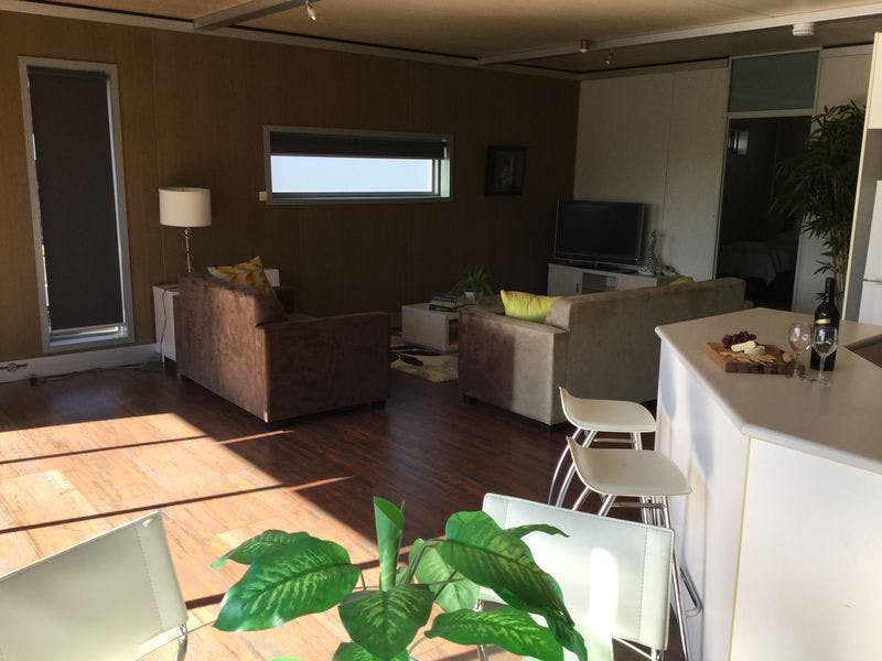 Light and sunny large apartments.