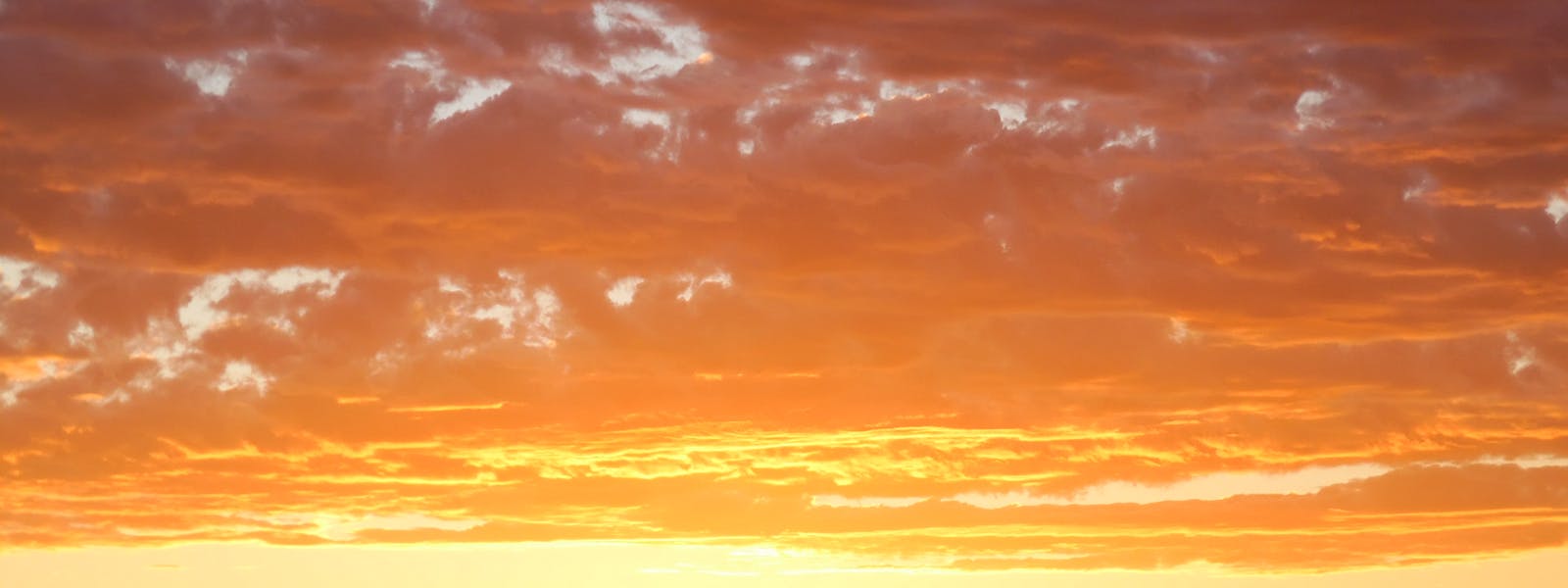 Beautiful sunset from the Deck