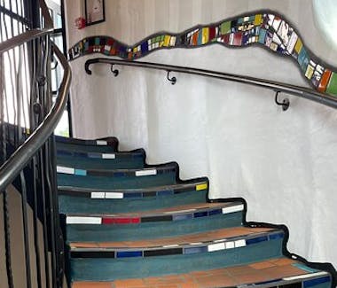 Stairway in Hundertwasser