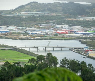 View of Whangarei from Parihaka