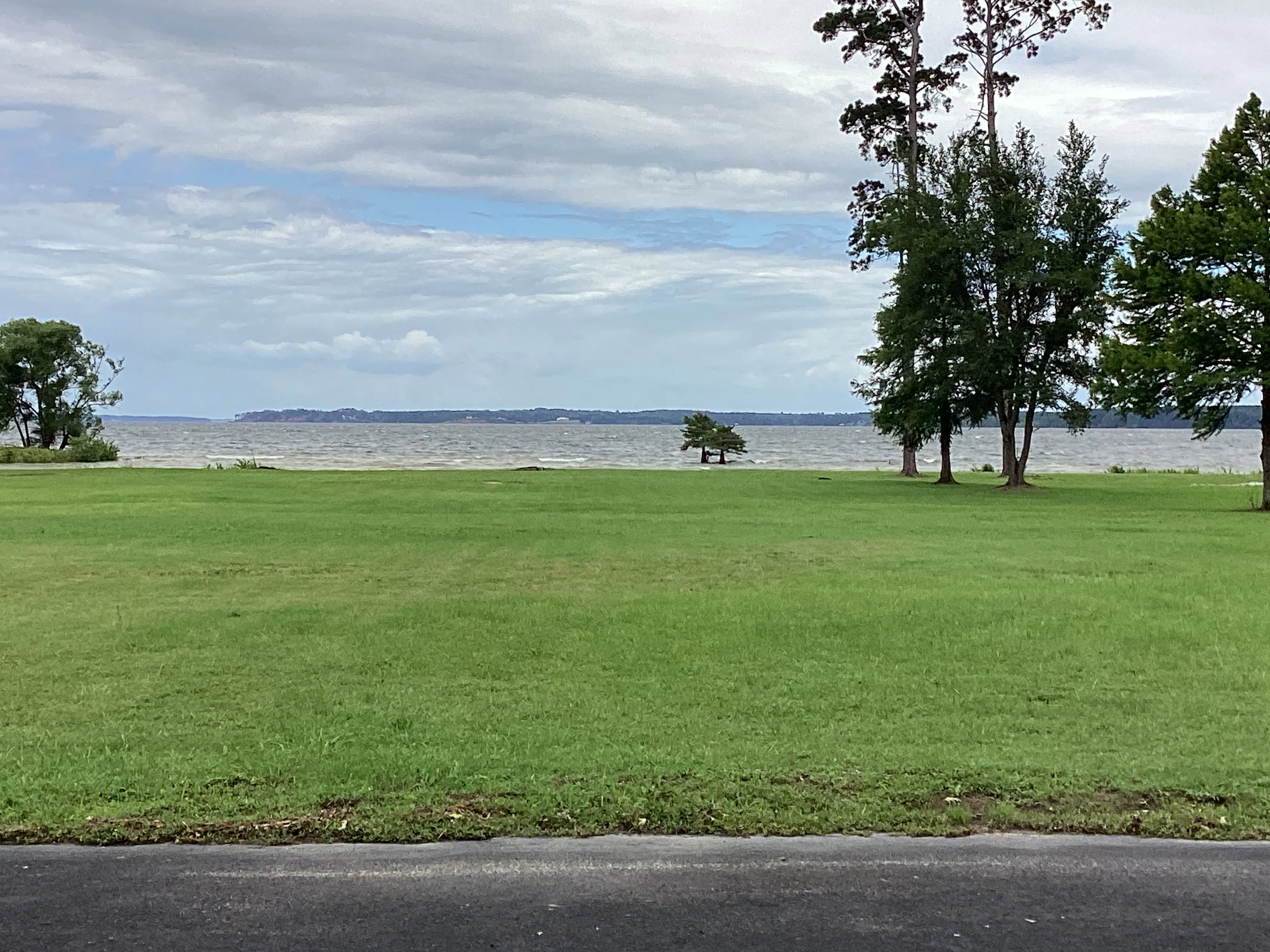 Upstairs view of lake