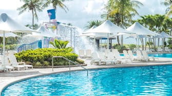 Hotel Pool at LeoPalace Resort Guam