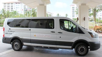 Facility Shuttle Van Service at LeoPalace Resort Guam