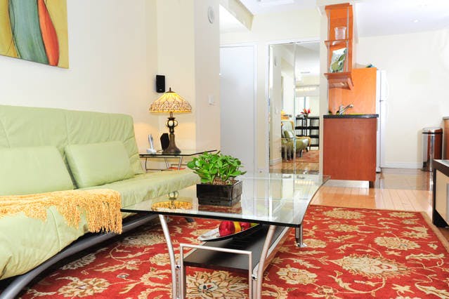 Yonge Suites One Bedroom Suite Living Room