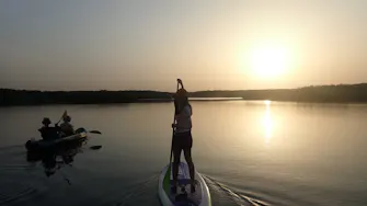 Somone lagoon, standup paddle, SUP
