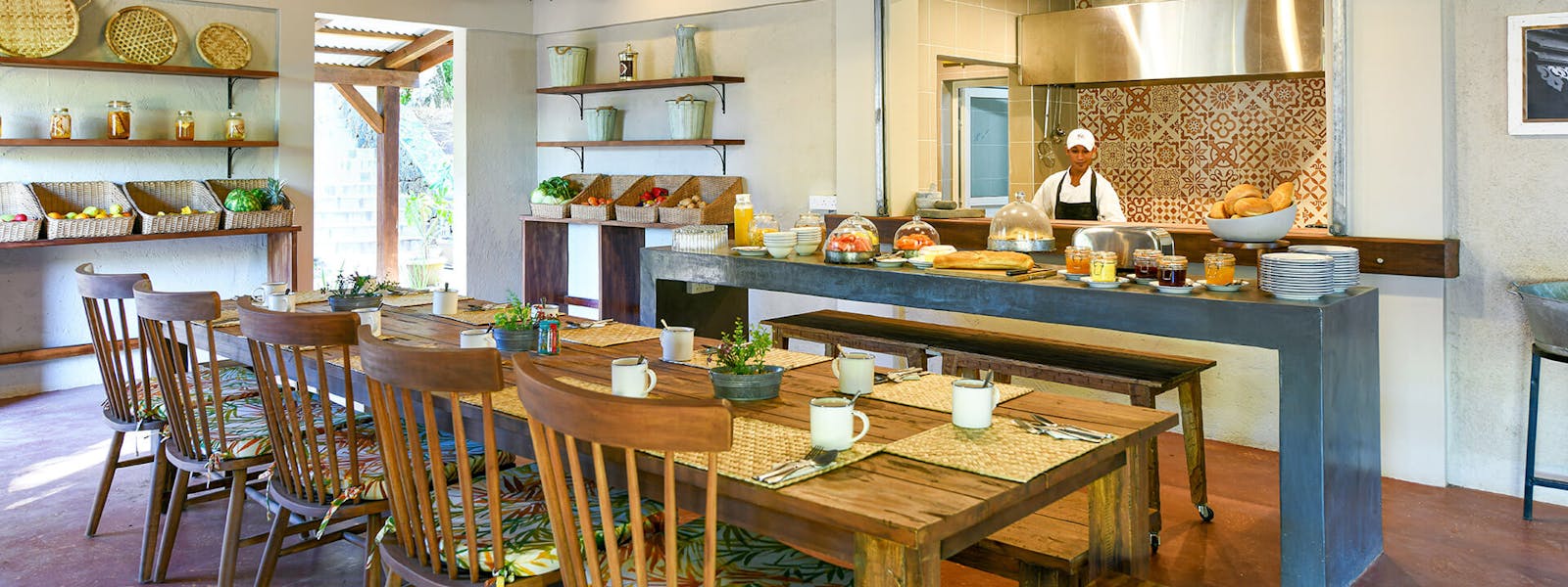 Kitchen and Restaurant Kazalala Bel Ombre Mauritius