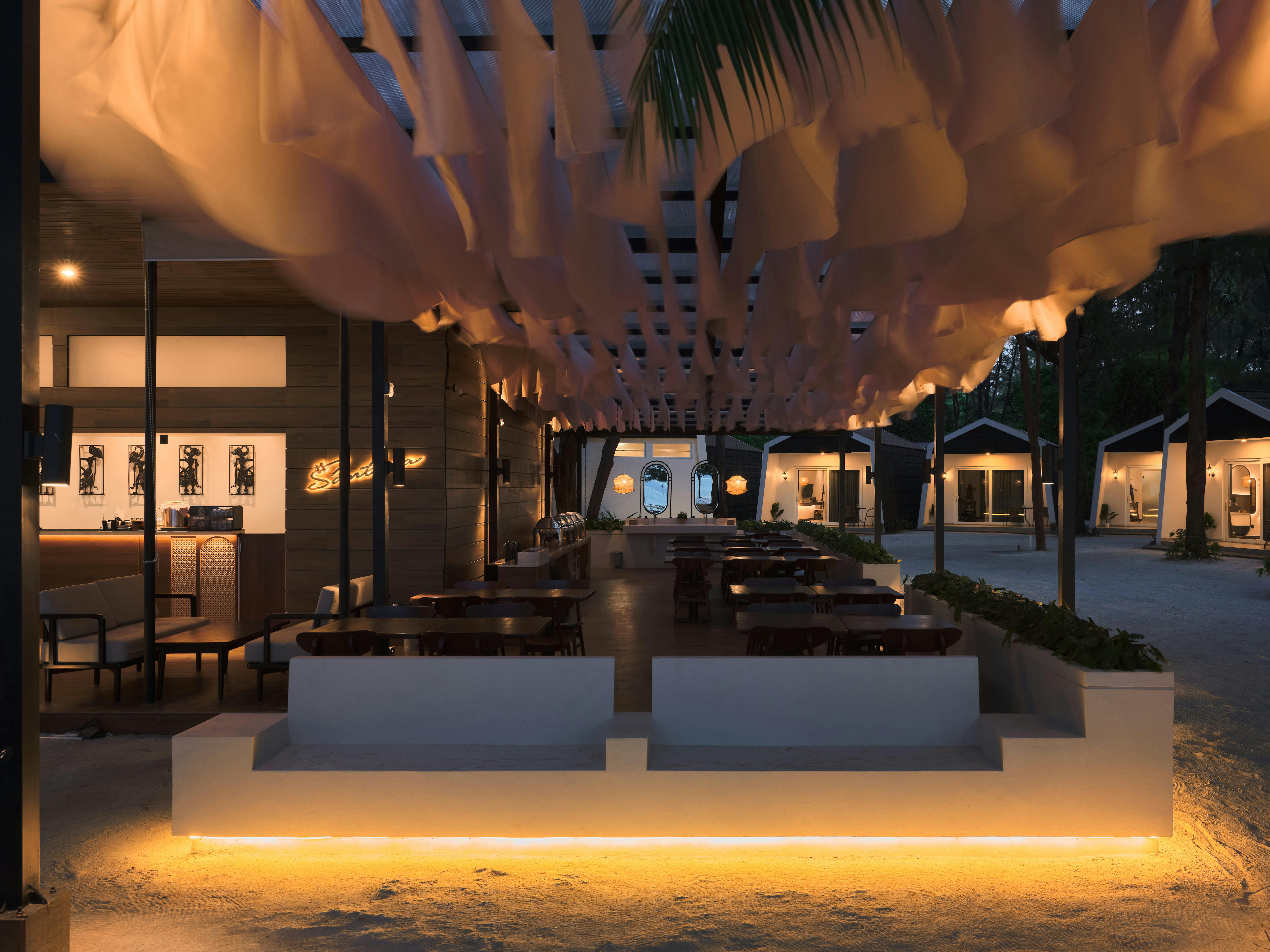 Santara Restaurant at Batumera on Pulau Payung in Thousand Islands