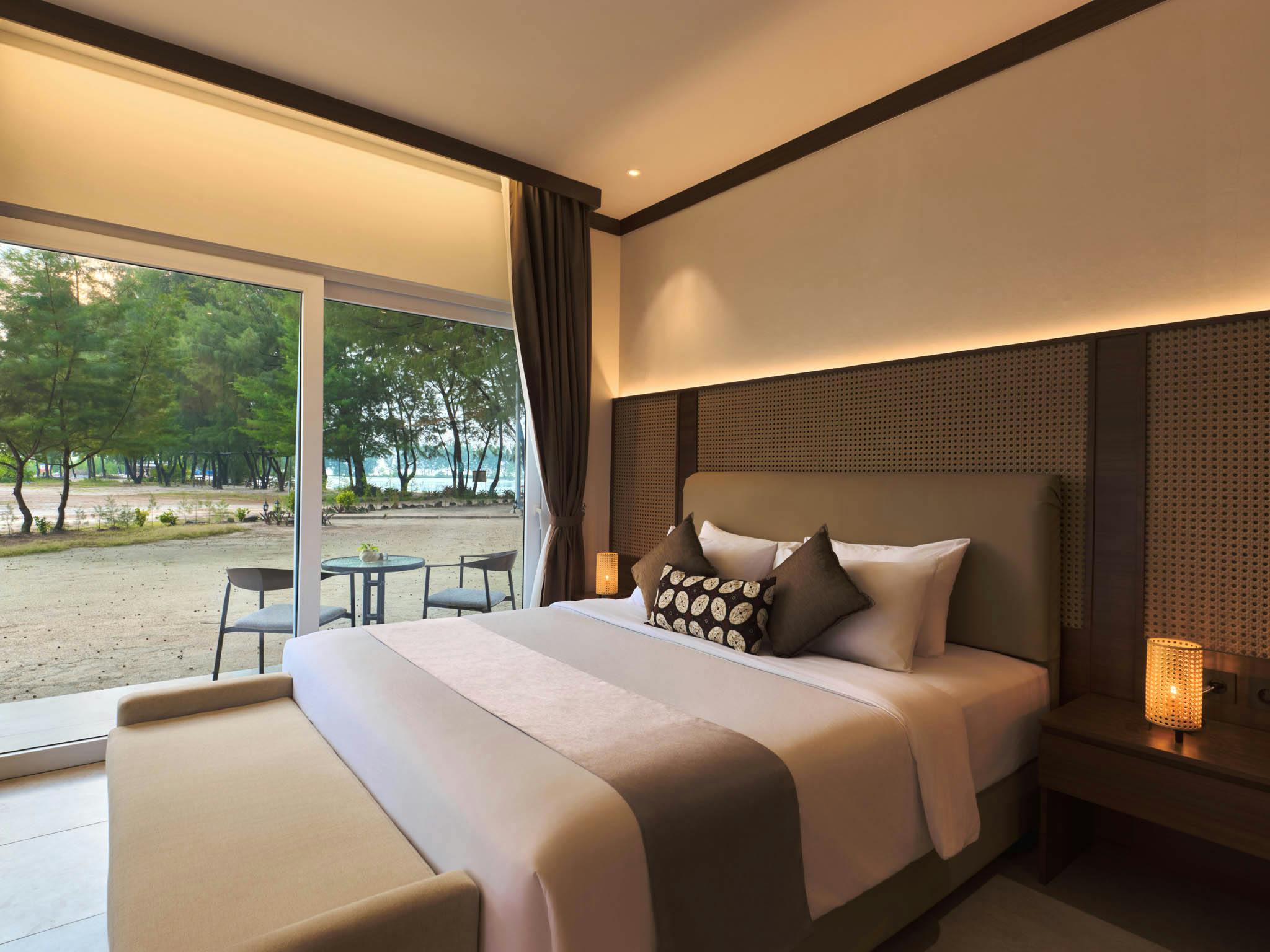 Interior of cabin at Batumera Pulau Payung in Thousand Islands