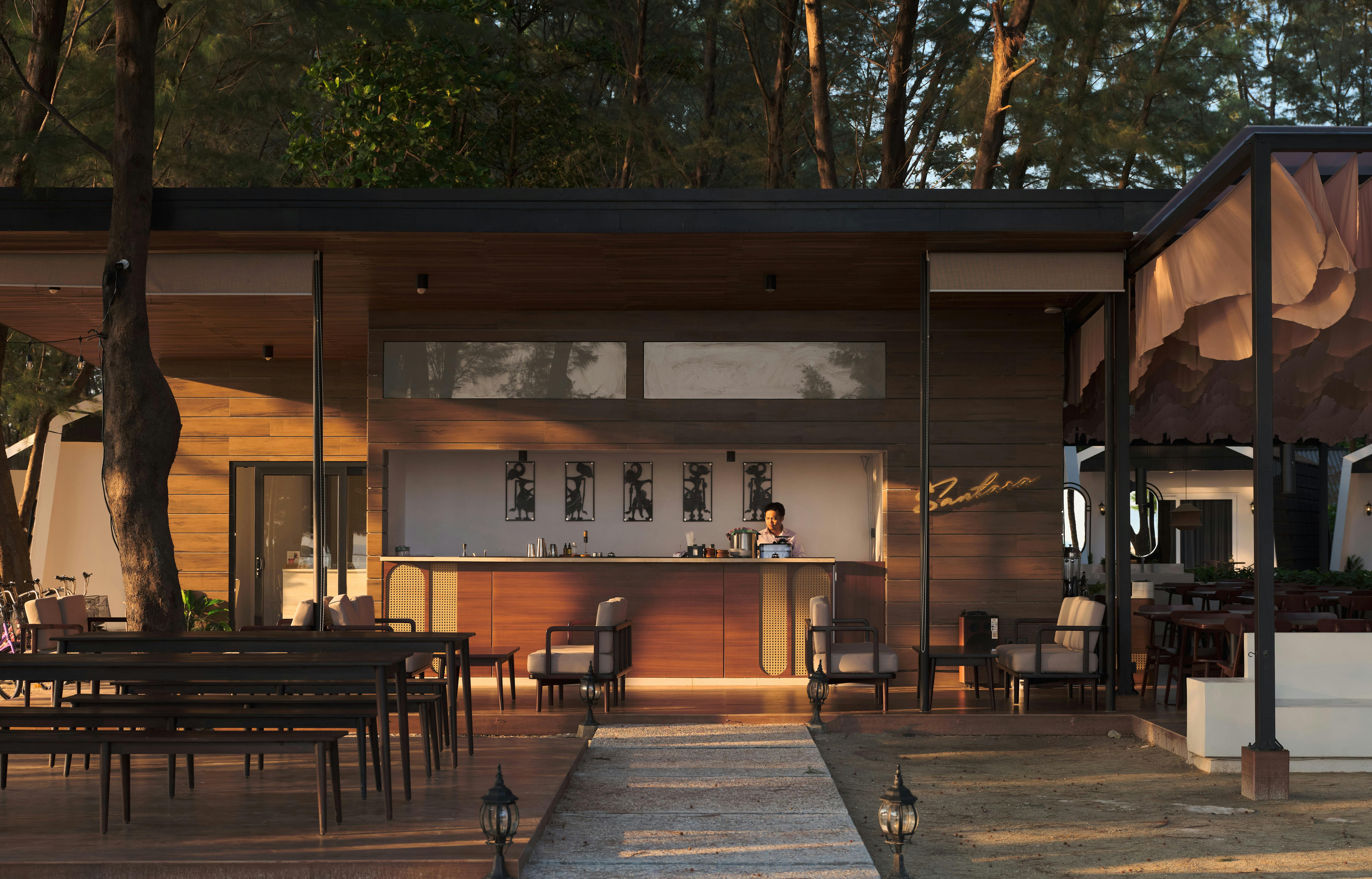 Santara Restaurant at Batumera on Pulau Payung in Thousand Islands