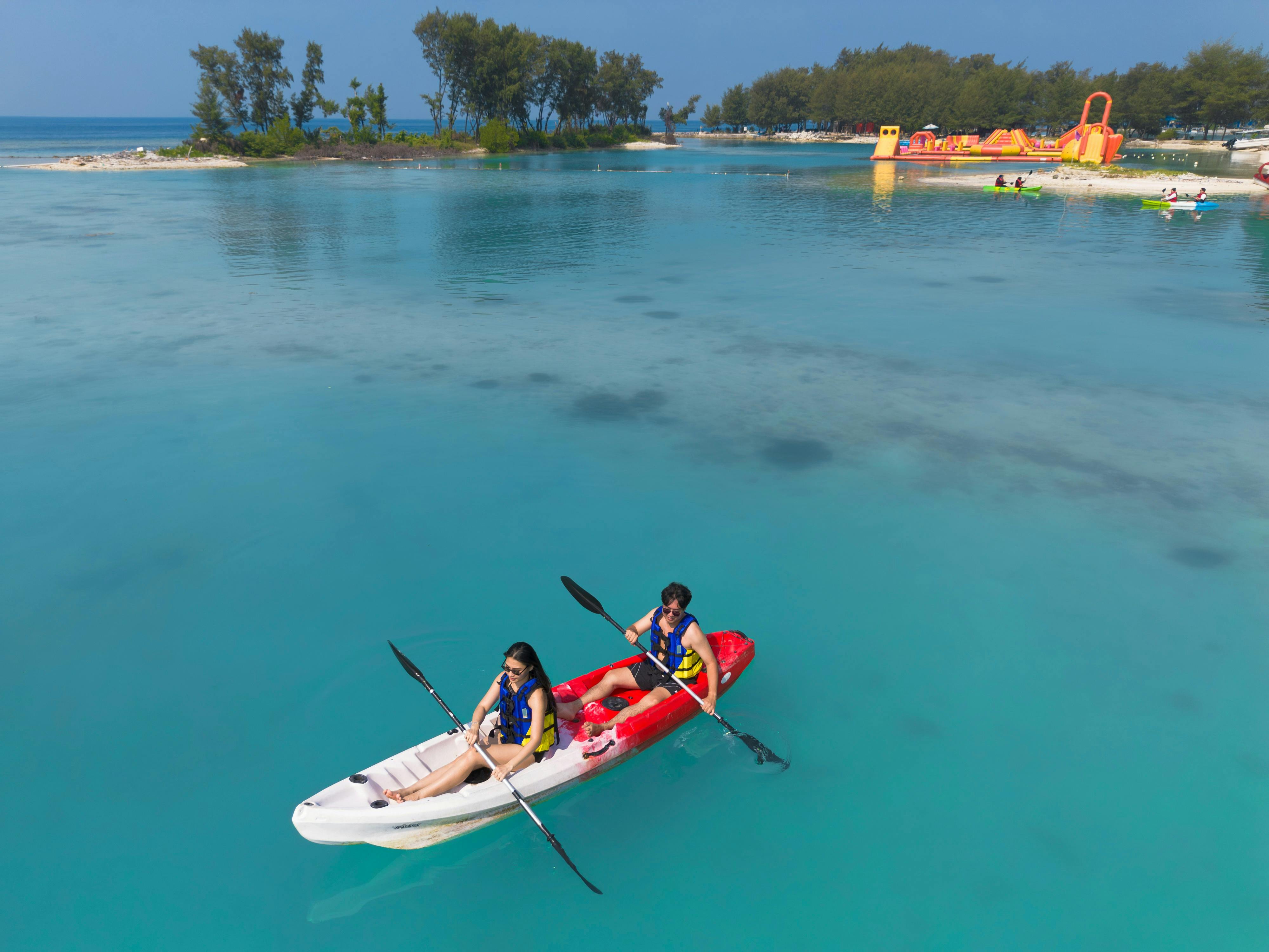 Kayaking with Batumera in Pulau Payung Lagoon in Thousand Islands