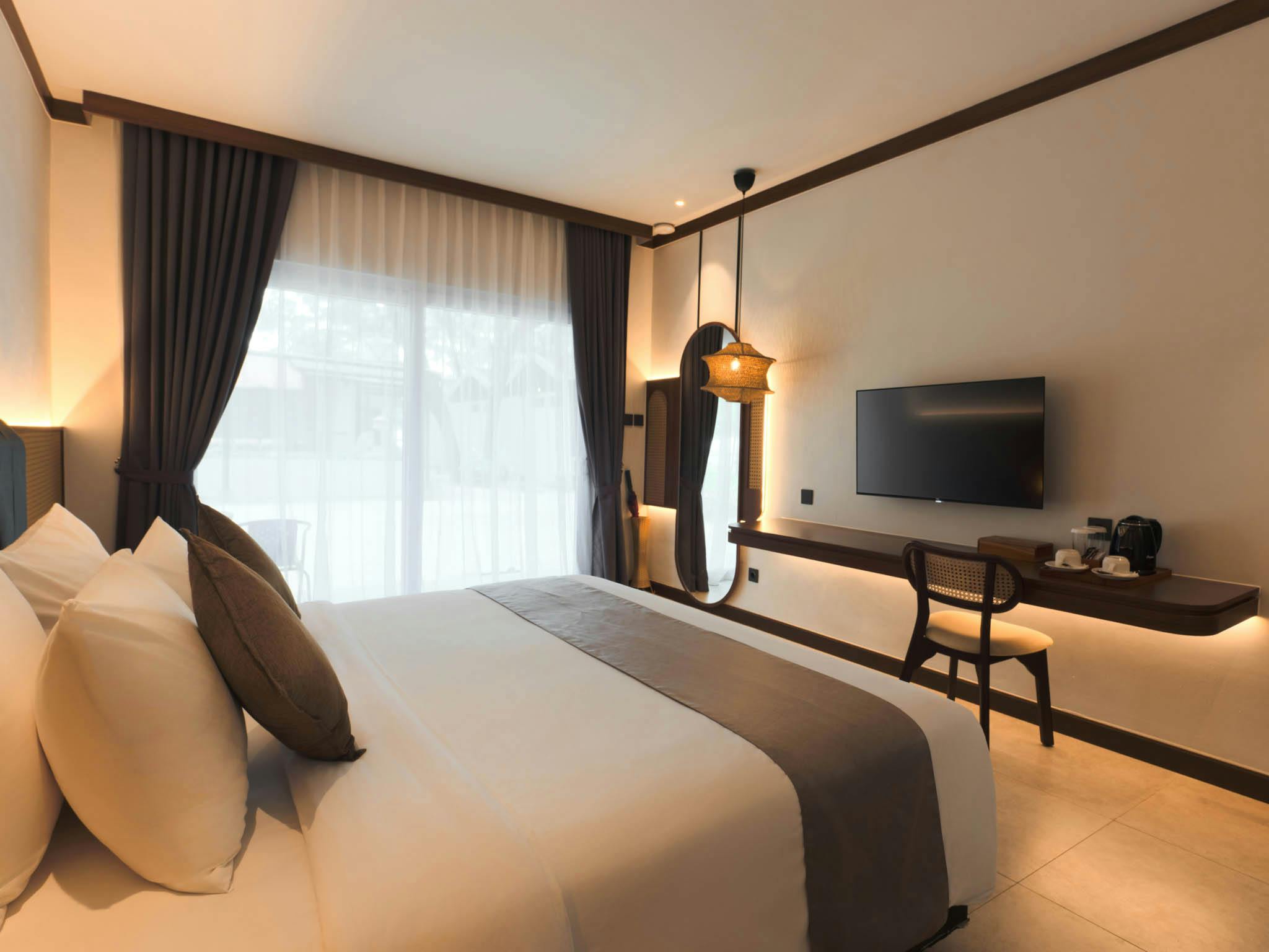 Interior of cabin at Batumera Pulau Payung in Thousand Islands