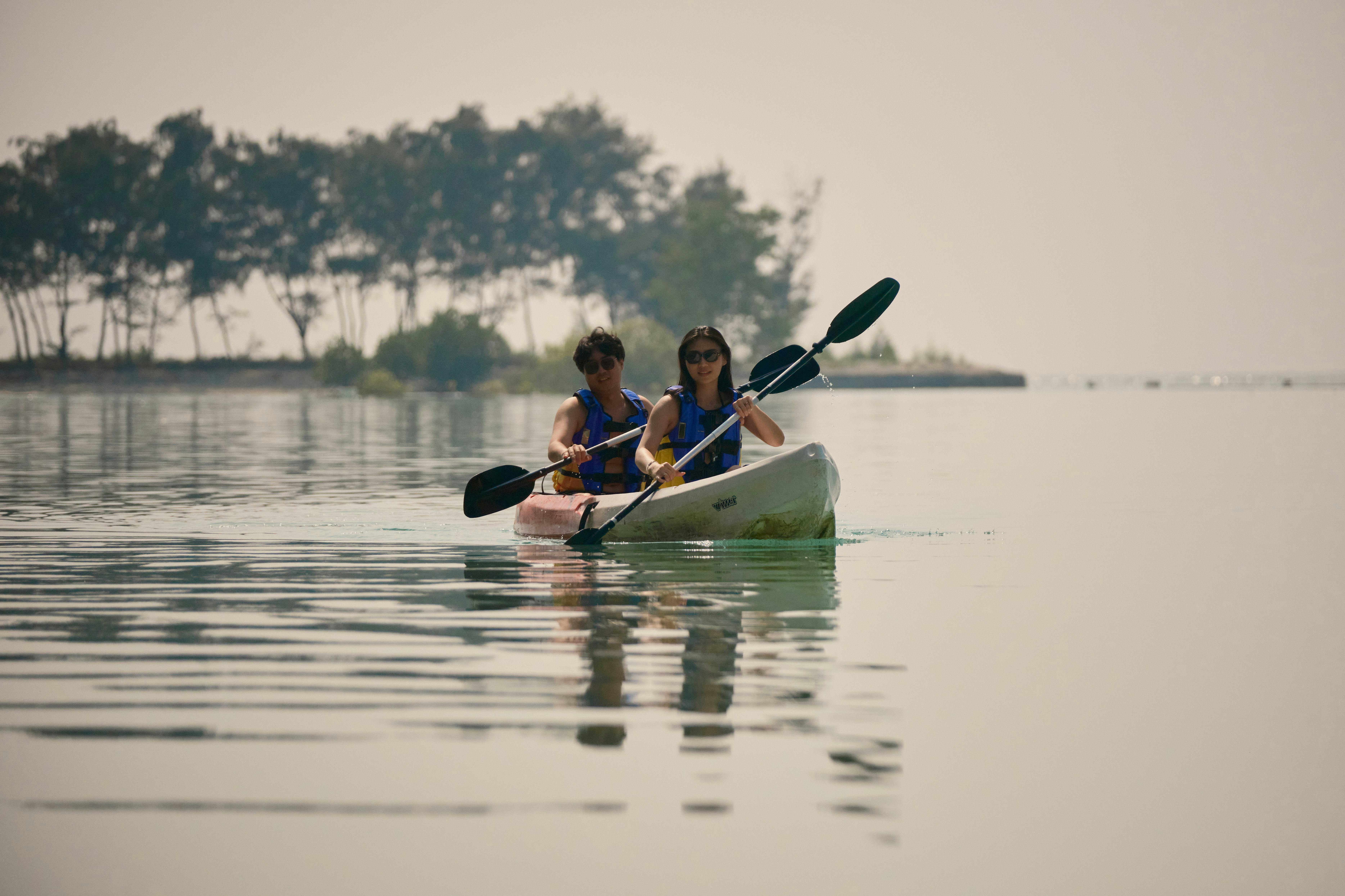 Kayaking with Batumera in Pulau Payung Lagoon in Thousand Islands