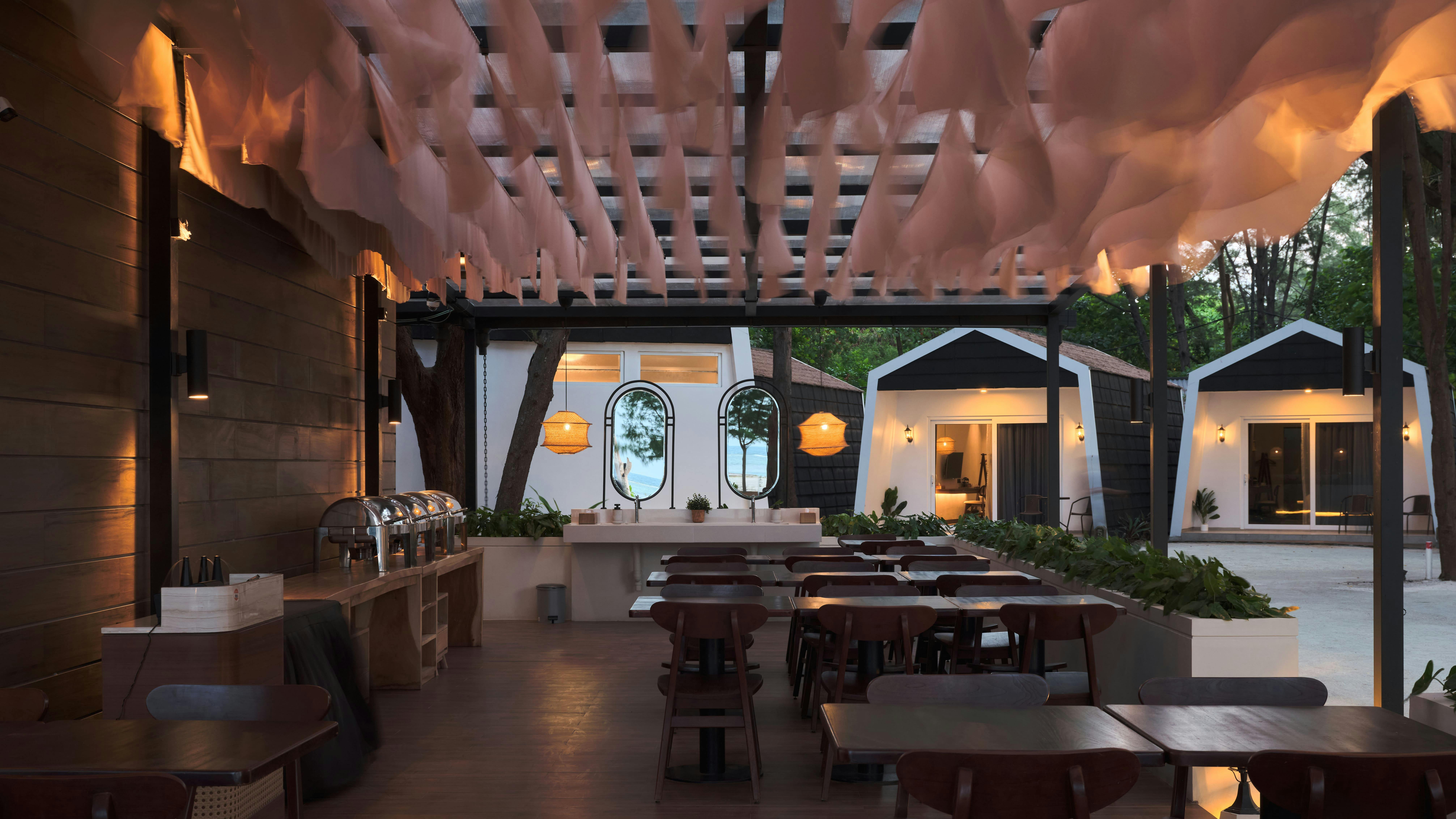 Santara Restaurant at Batumera on Pulau Payung in Thousand Islands