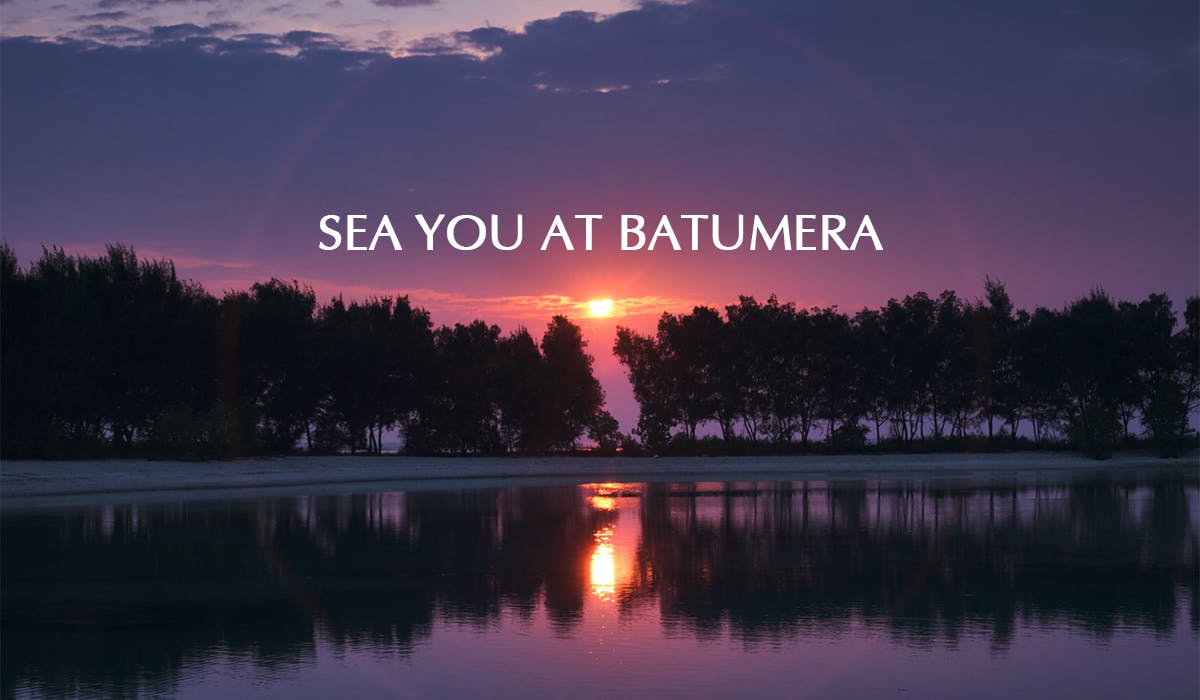 Pulau Payung lagoon sunset shot