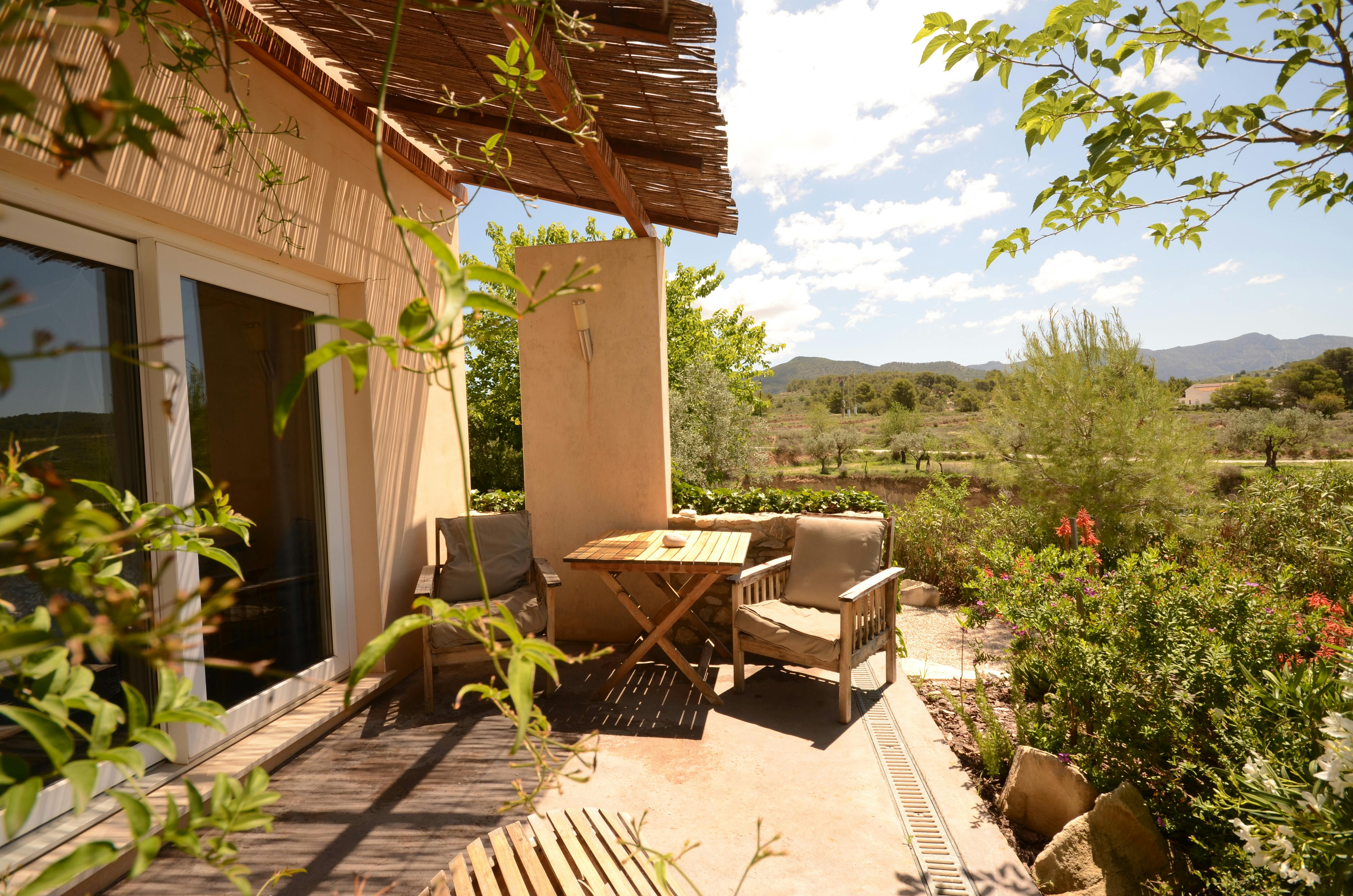 Habiatción Madera, terraza