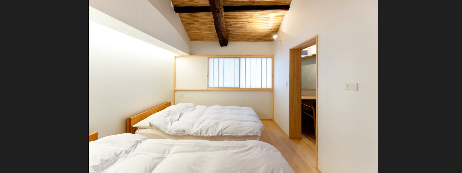 BenTen West Machiya in Kyoto - 2F Western Bedroom