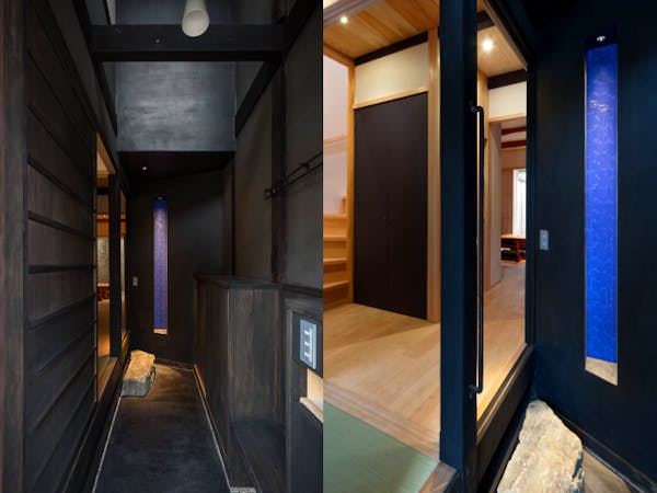 BenTen West Machiya in Kyoto Main Entrance Area