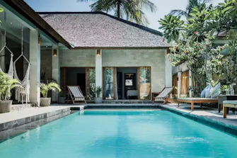 Tropical private villa with swimming pool in Gili Trawangan