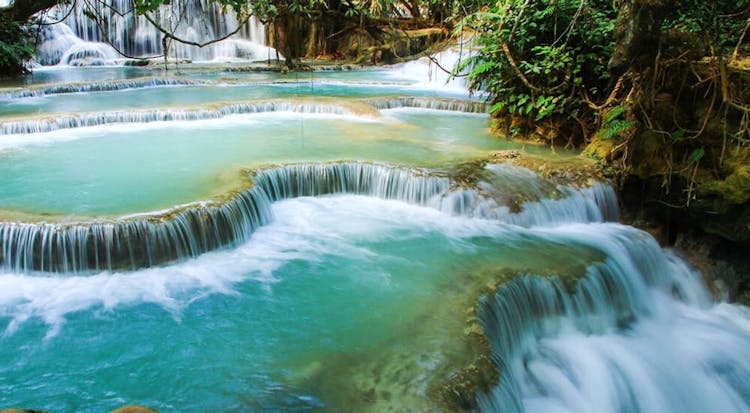 Luang Si falls luang prabang