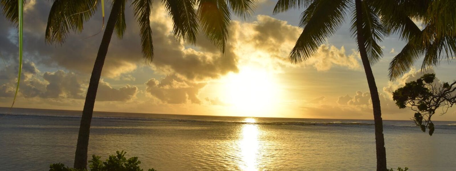 Sunset from our beach