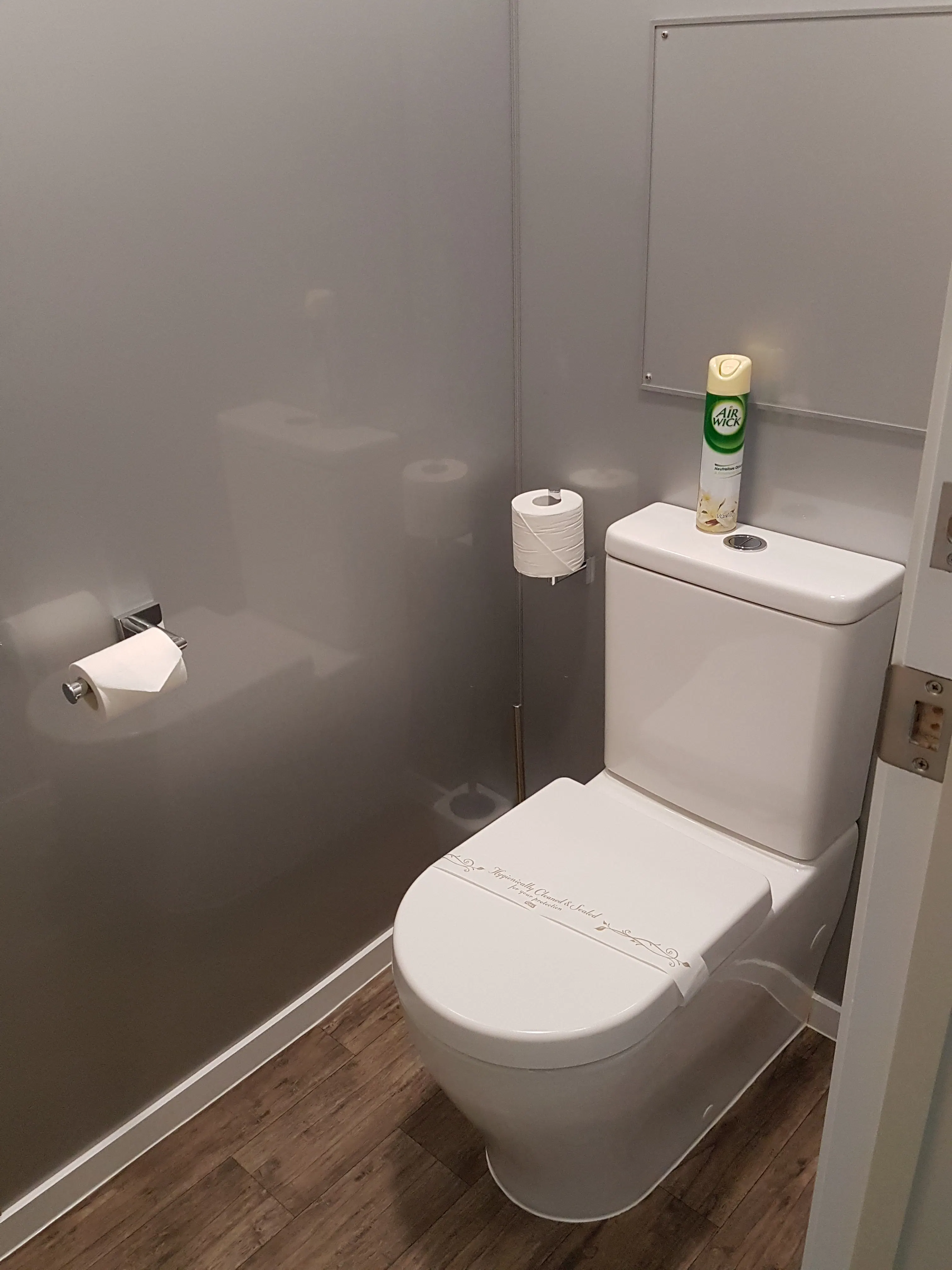 Separate toilet in most apartments