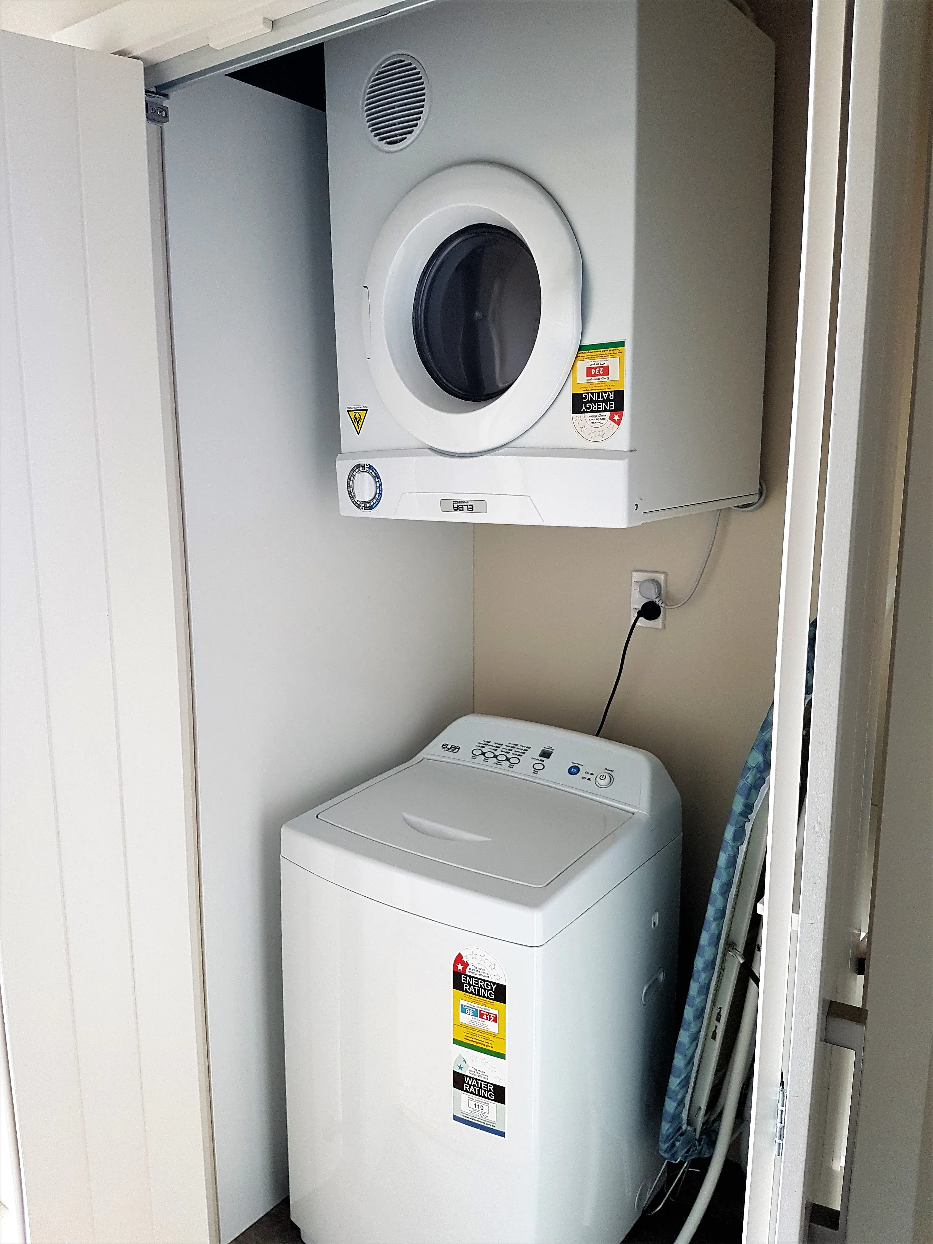 Upstairs two bedroom laundry