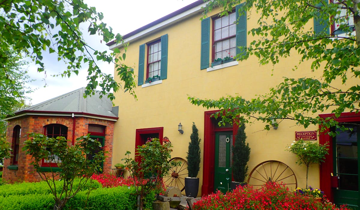 The beauty and charm of Historic Blakes Manor. Deloraine Tasmania.