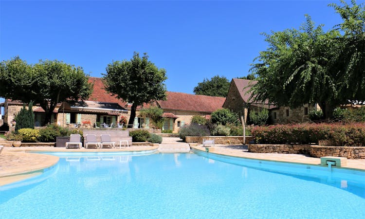Hotel de charme, Sarlat, Perigord, Dordogne, avec piscine, groupe