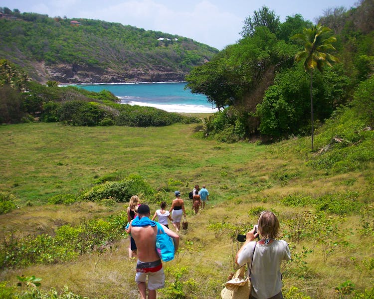 Hikes to Unspoiled Beaches, Bequia in The Caribbean