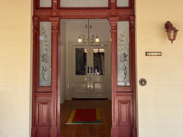 Homestead Front Door.