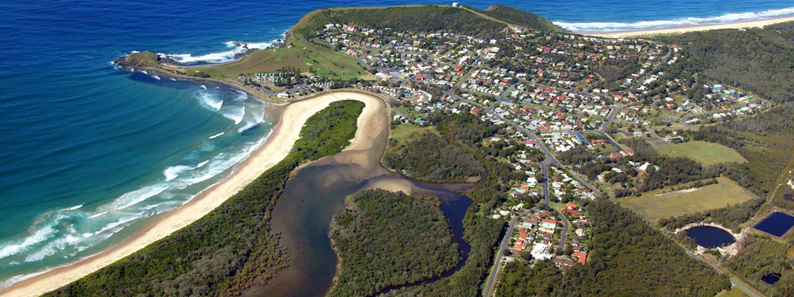 Crescent Head showing Killick Creek.